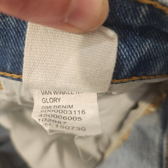 Ksubi Blue Van Winkle No Glory Jeans Disressed Skinny-fit Low-rise - Size 32 - Picture 12 of 12